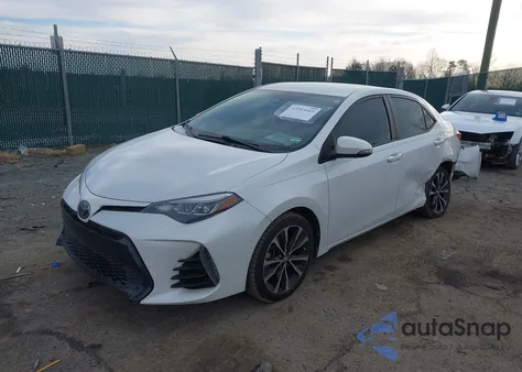 2017 Toyota Corolla Se from USA, damaged, VIN 5YFBURHE5HP587315